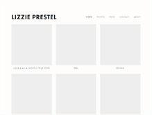 Tablet Screenshot of lizzieprestel.com